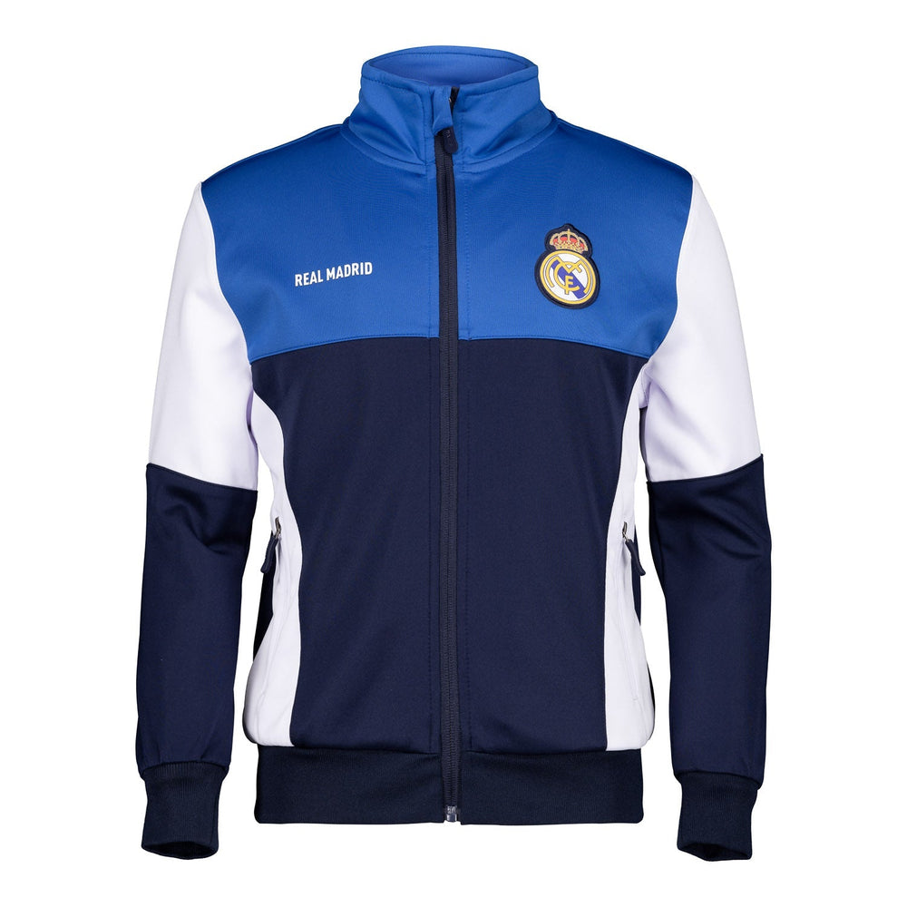 Real Madrid Kids Tracksuit Navy/White