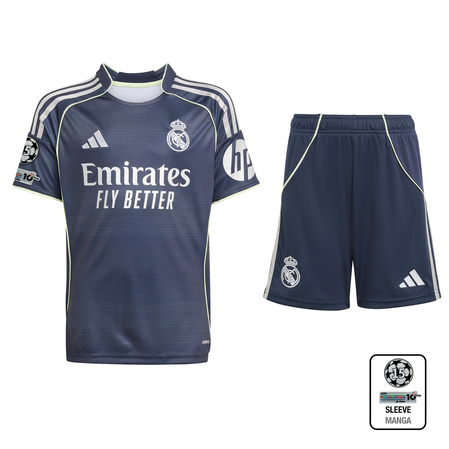 青少年客场套装 25/26 海军蓝