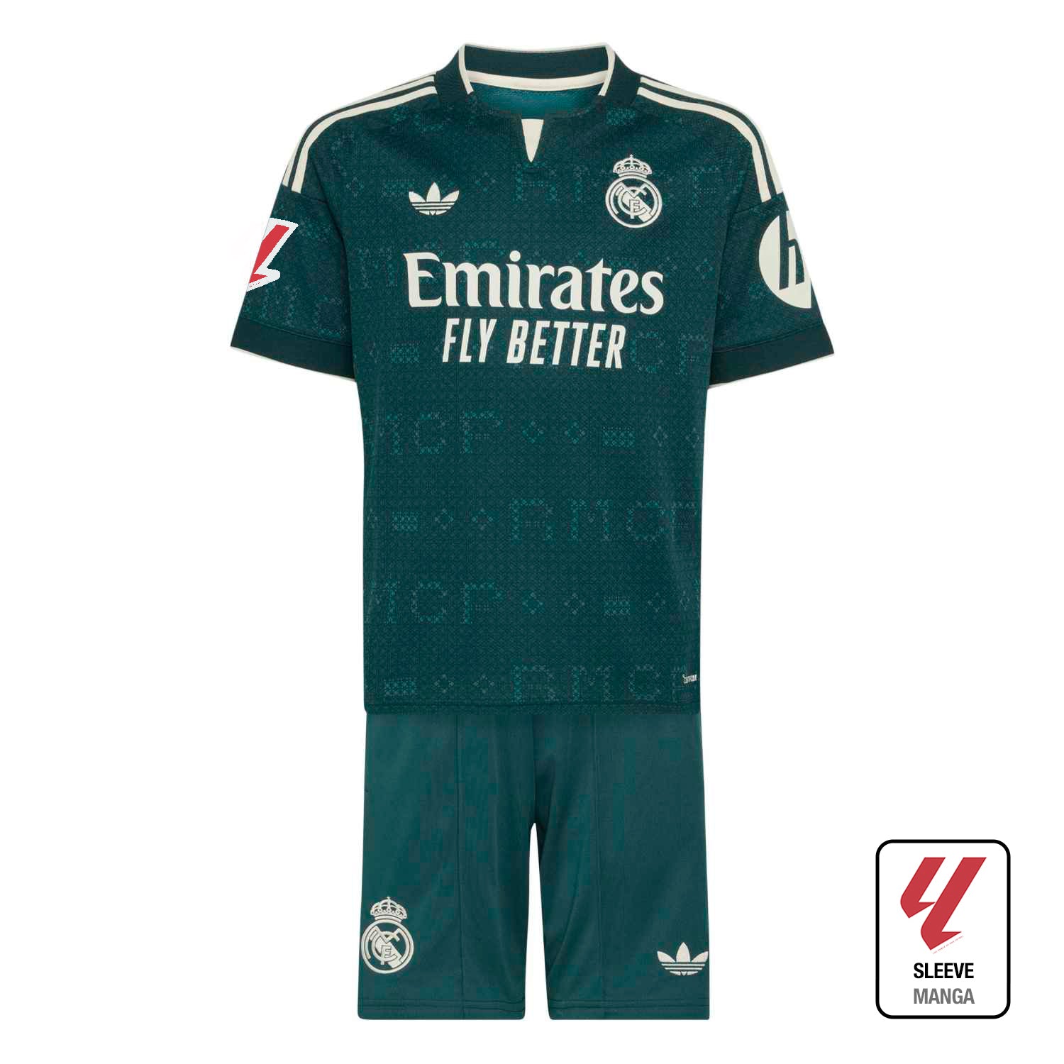 Kids Away Kit Green 26/27