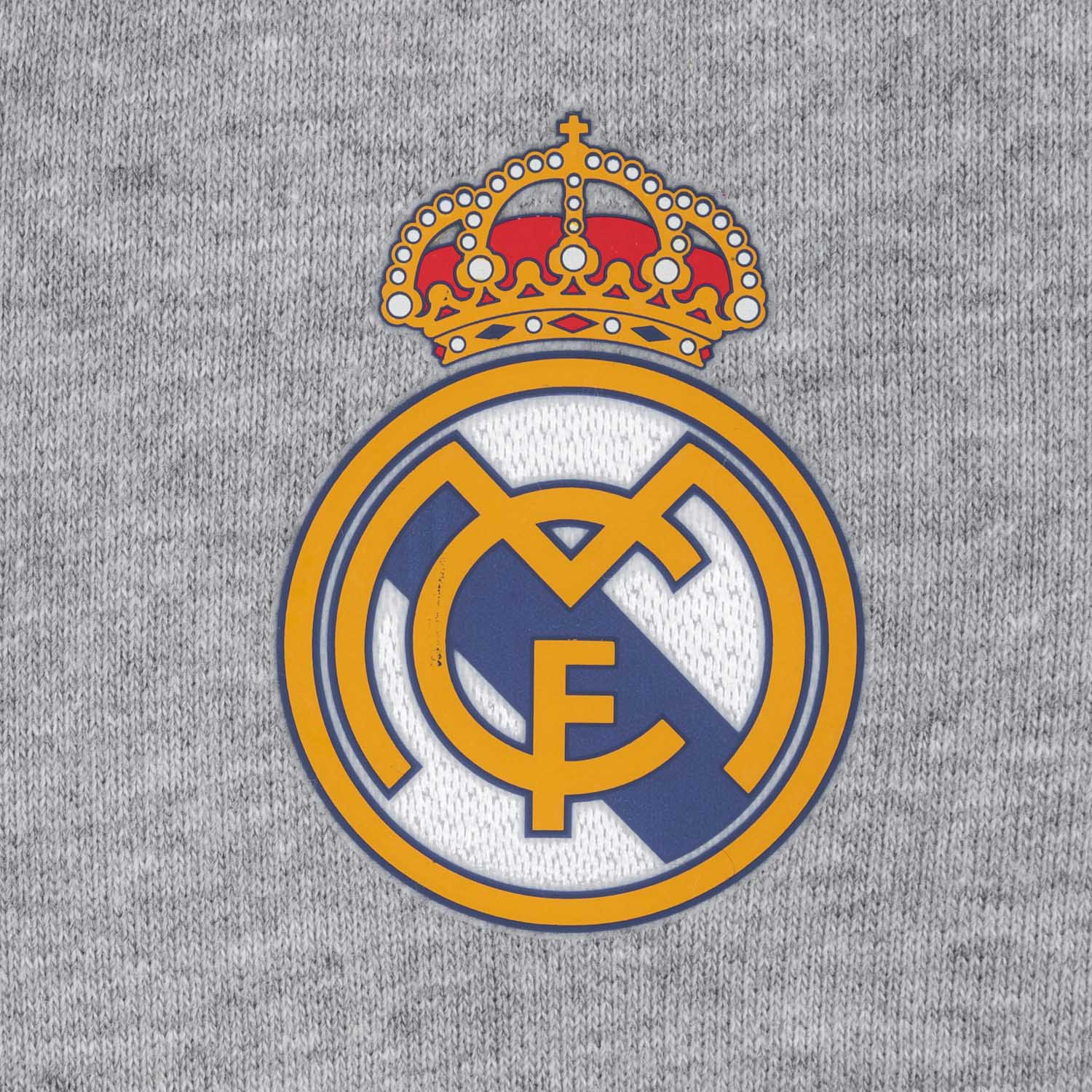 Kids Essentials Color Crest Crew Light Grey