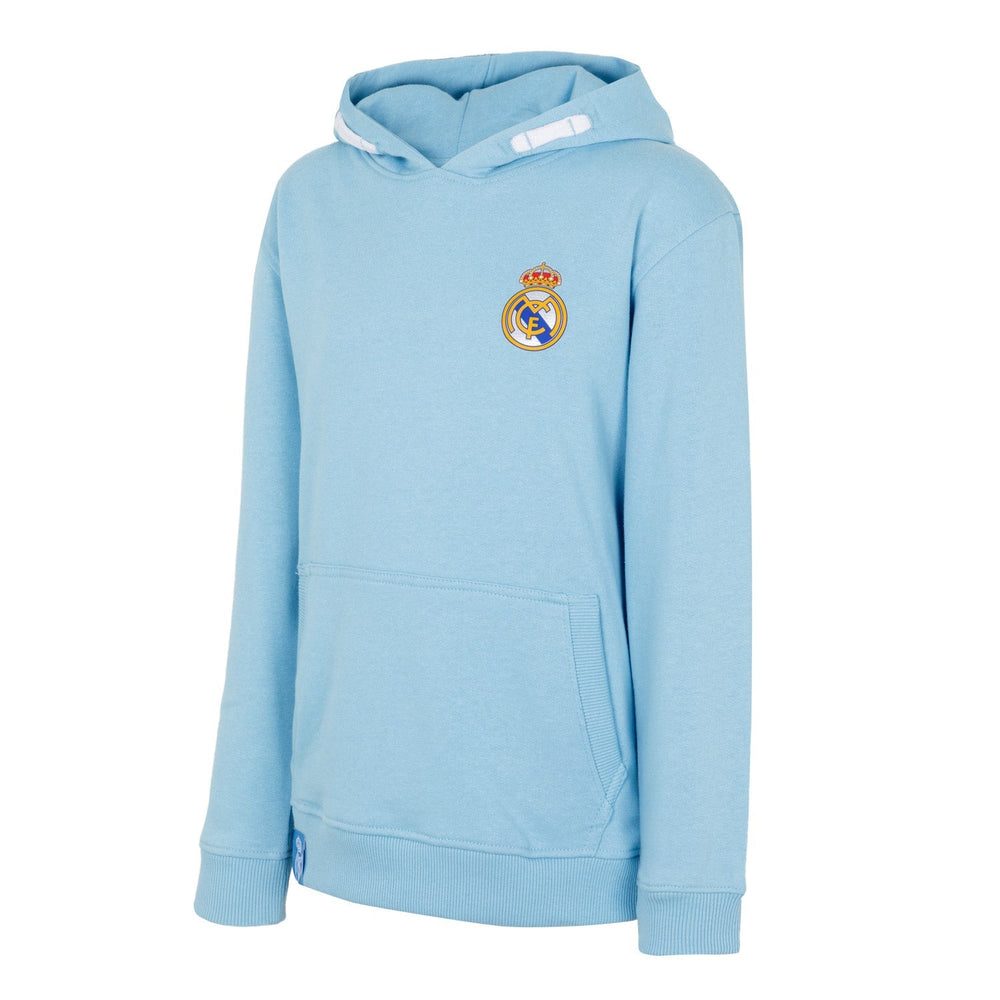 Kids Essentials Color Crest Hoody Light Blue