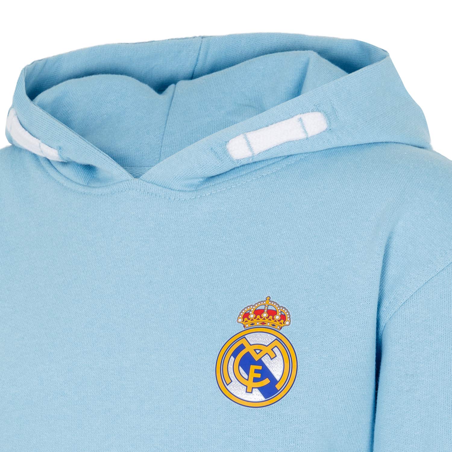 Kids Essentials Color Crest Hoody Light Blue