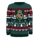 Maglione di Natale con Stemma Verde/Multicolore Bambino
