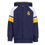Kinder Kapuzenjacke Kids on Tour Real Madrid Blau