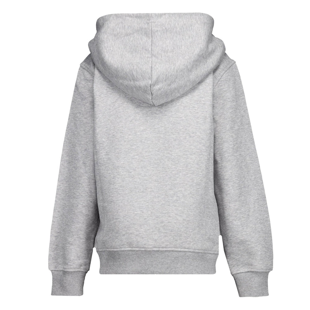 Kids ECO Essentials Real Madrid Color Crest Zip Hoodie Light grey