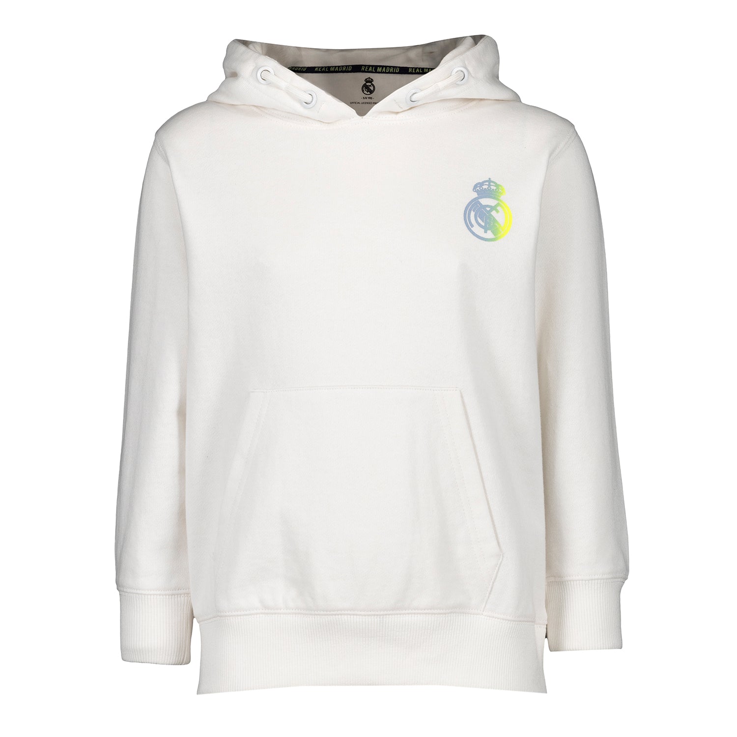 어린이 Hoodie 팬 키즈 레알 마드리드(Real Madrid) 백 프린트 화이트 레알 마드리드(Real Madrid)