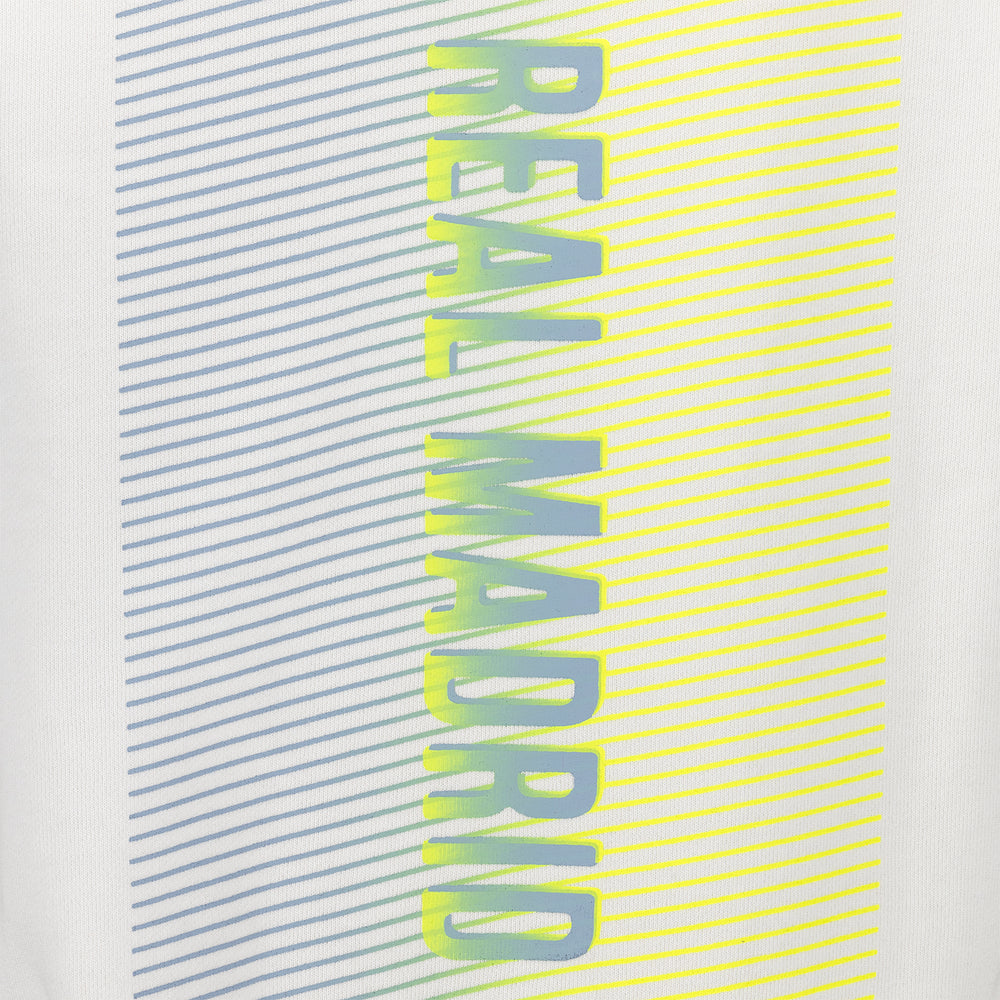 어린이 Hoodie 팬 키즈 레알 마드리드(Real Madrid) 백 프린트 화이트 레알 마드리드(Real Madrid)