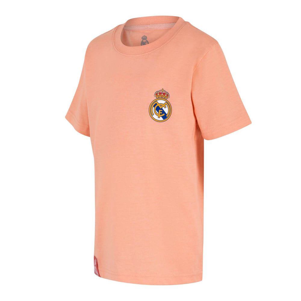 Kids Essentials Color Crest T-Shirt Melange Pink