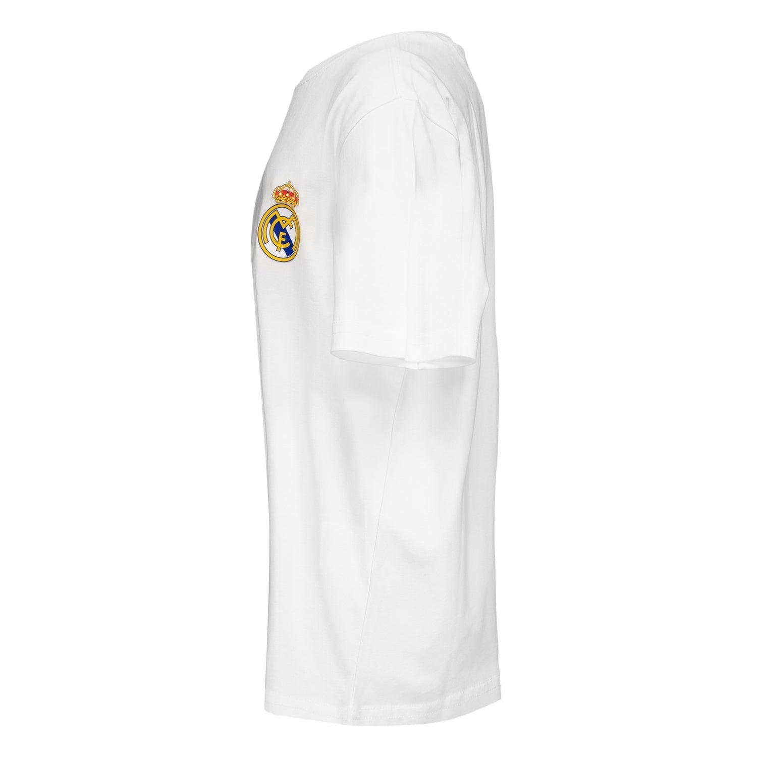 Kids ECO Essentials Real Madrid Color Crest T-Shirt White