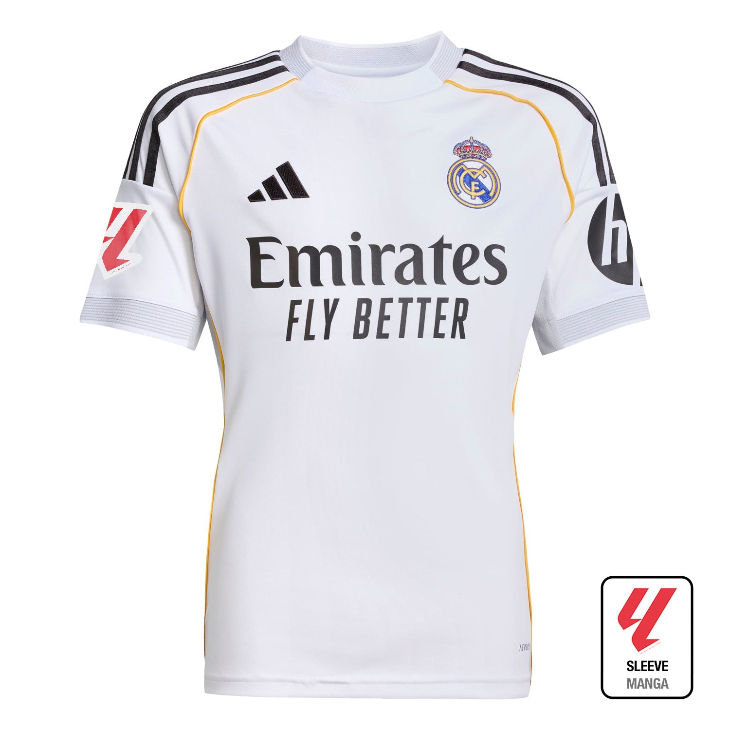 Kids Home Jersey 25/26 White – The Official Real Madrid CF Online