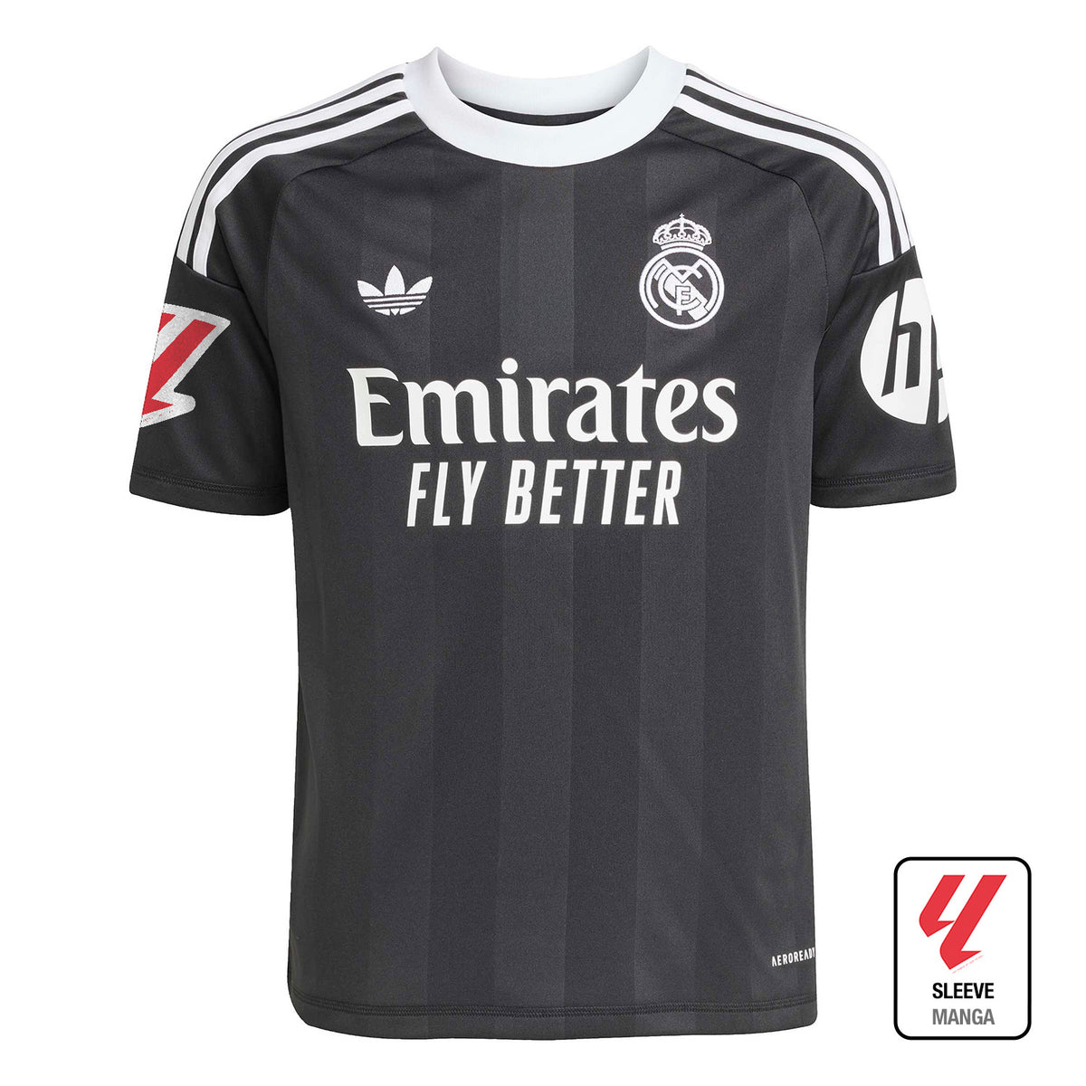 ユース ゴールキーパーユニフォーム セット 25/26 ブラック – レアル 