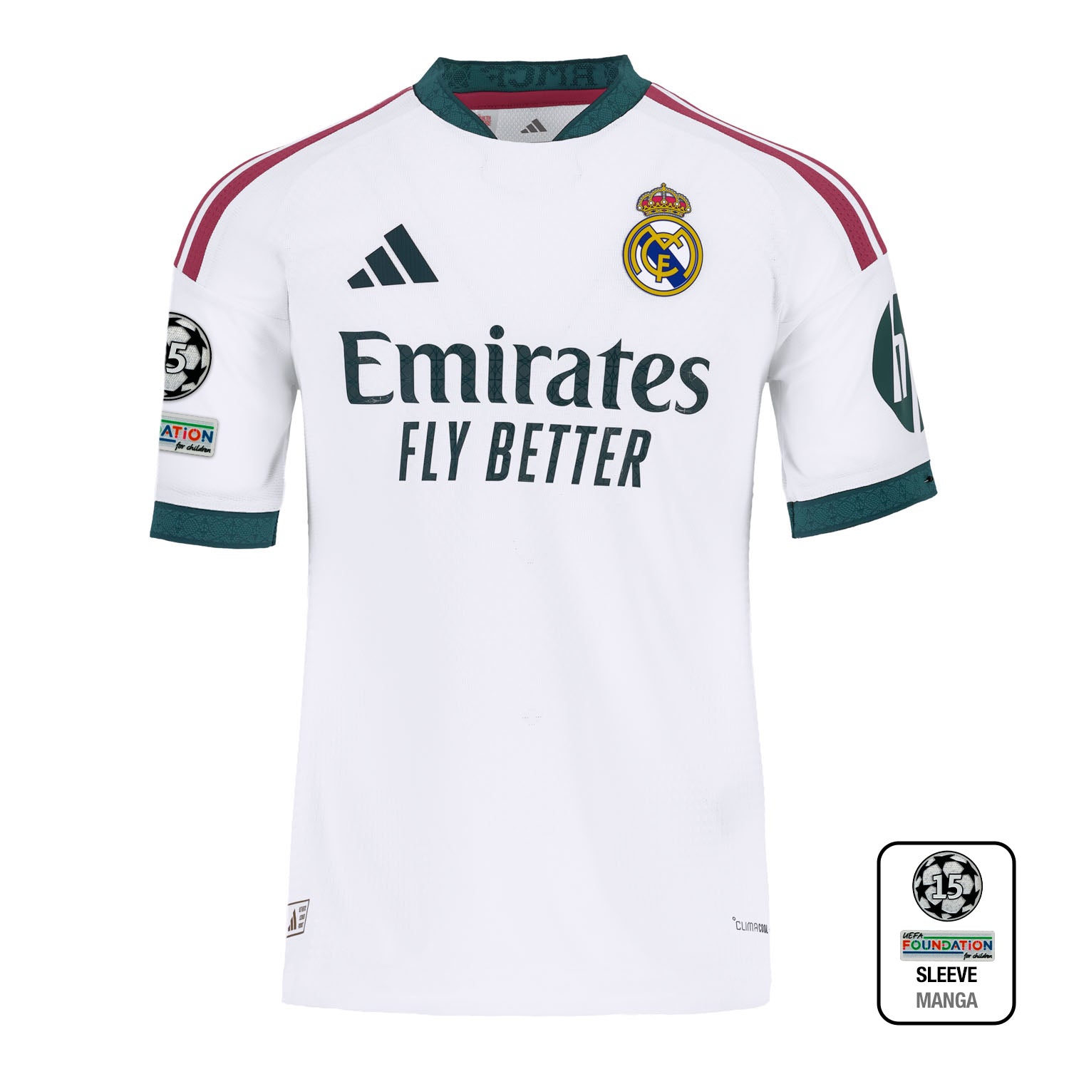 Camiseta Authentic Niño Primera Equipación Blanca 26/27