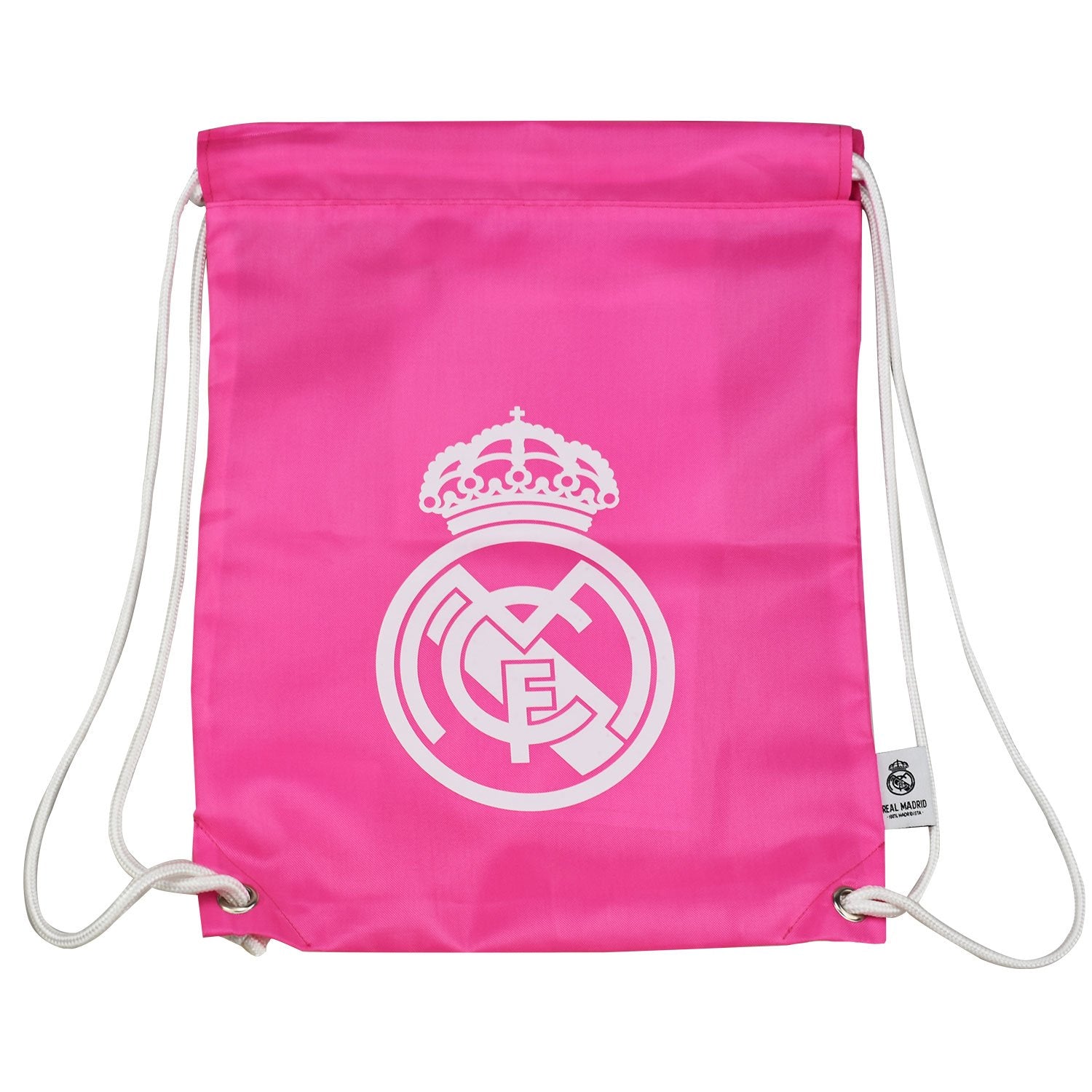 Real Madrid Crest Gymsack -Pink/White