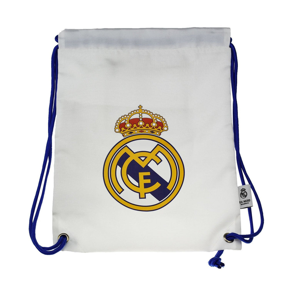Real Madrid Crest Gymsack -White/Blue