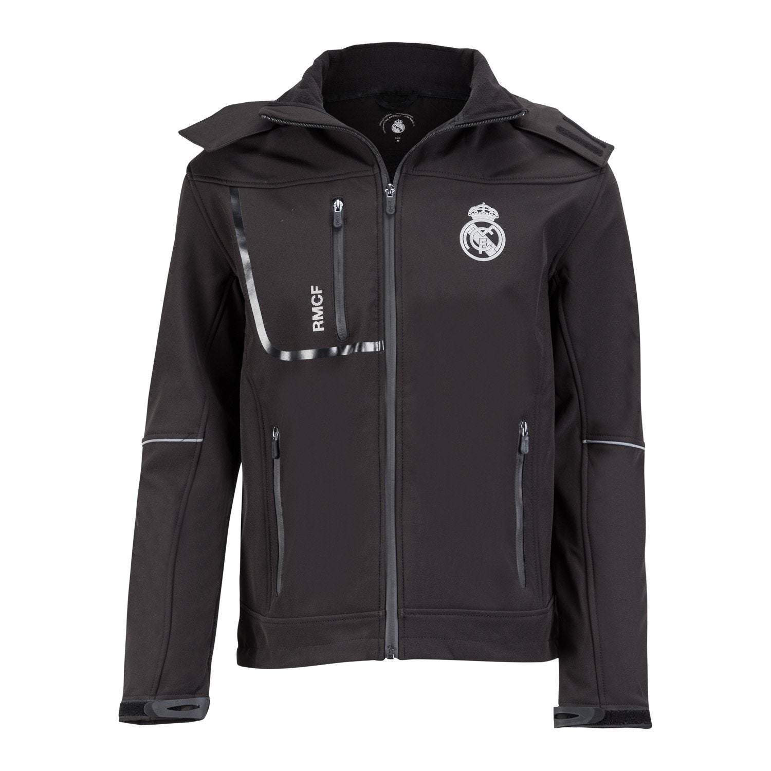 Real Madrid Mens Softshell Black