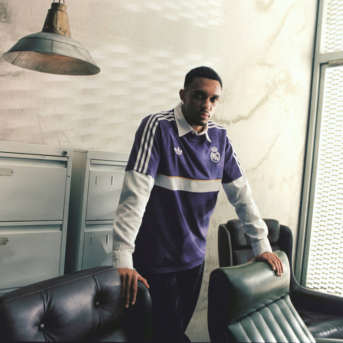 Camiseta Hombre adidas OG Icons 26/27 Morada