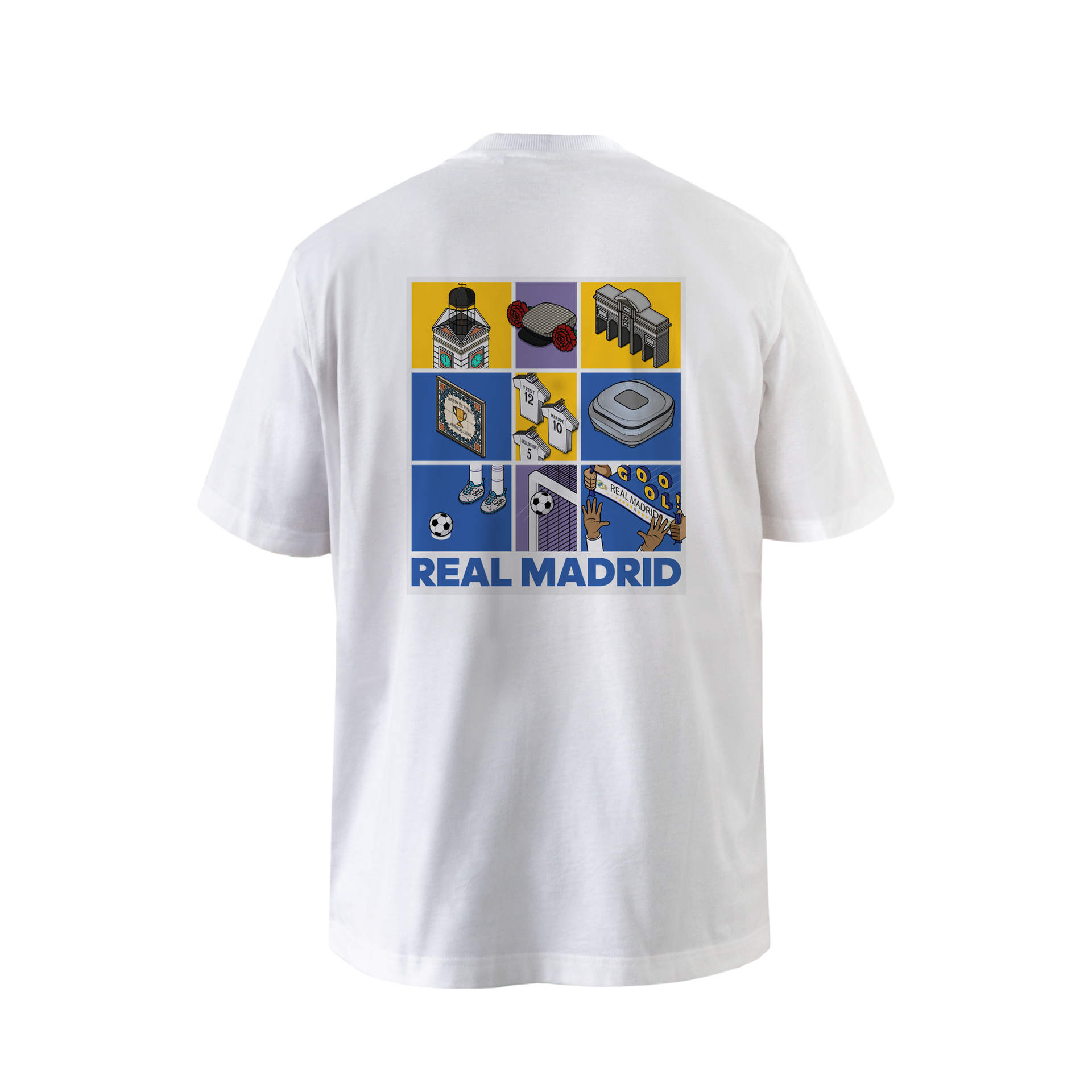 Mens adidas Magic Moments Madrid White T-Shirt – Official Real