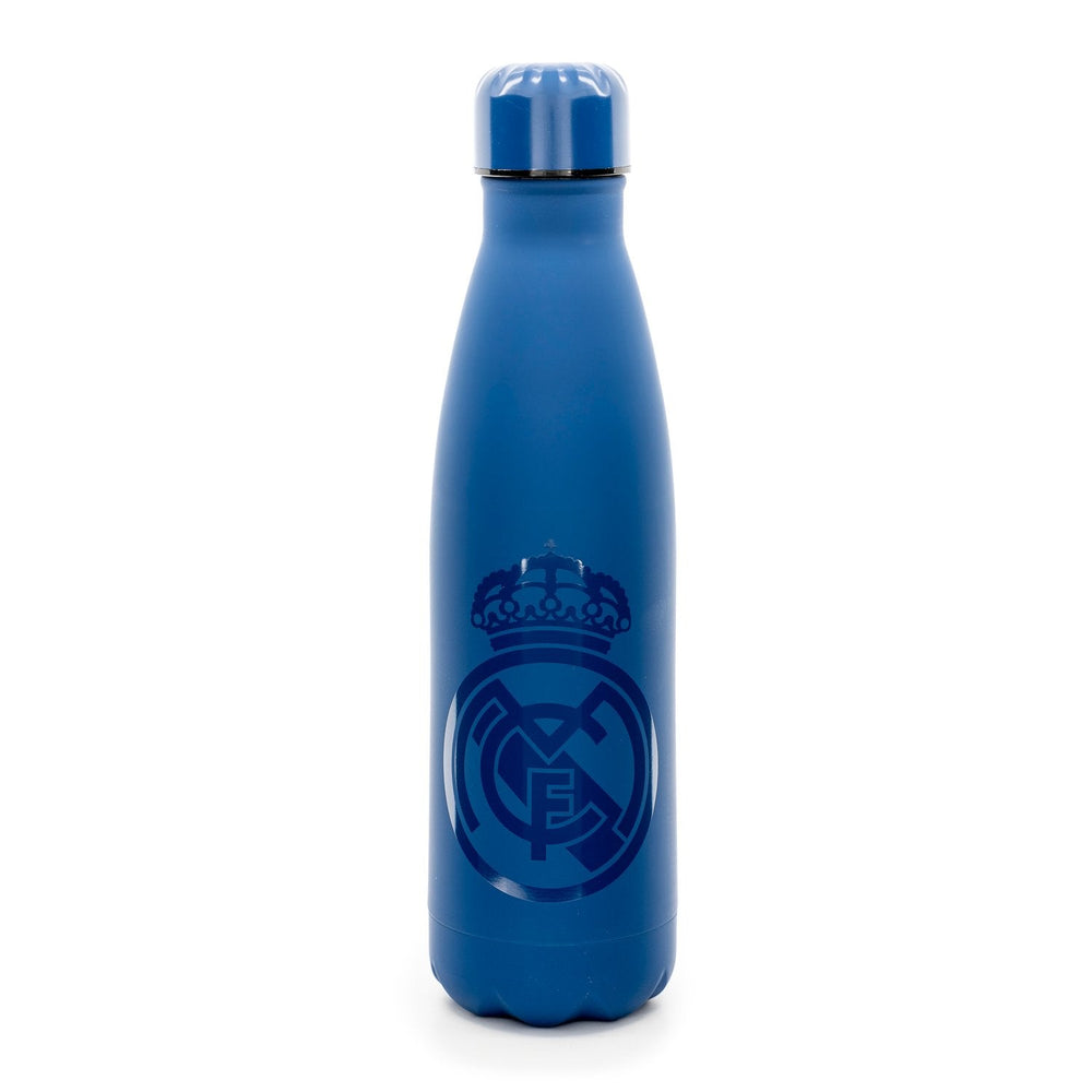 Steel 500ml Rubberized Bottle Blue Real Madrid