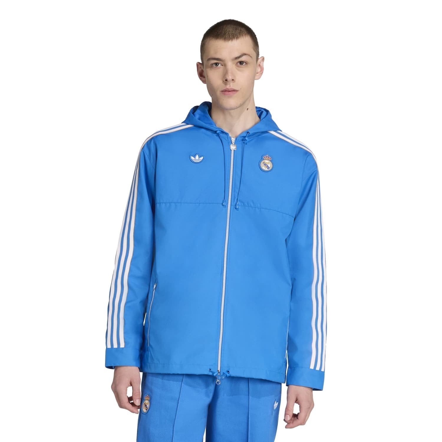 Mens adidas Originals Terrace Icons Parka 25/26 Blue