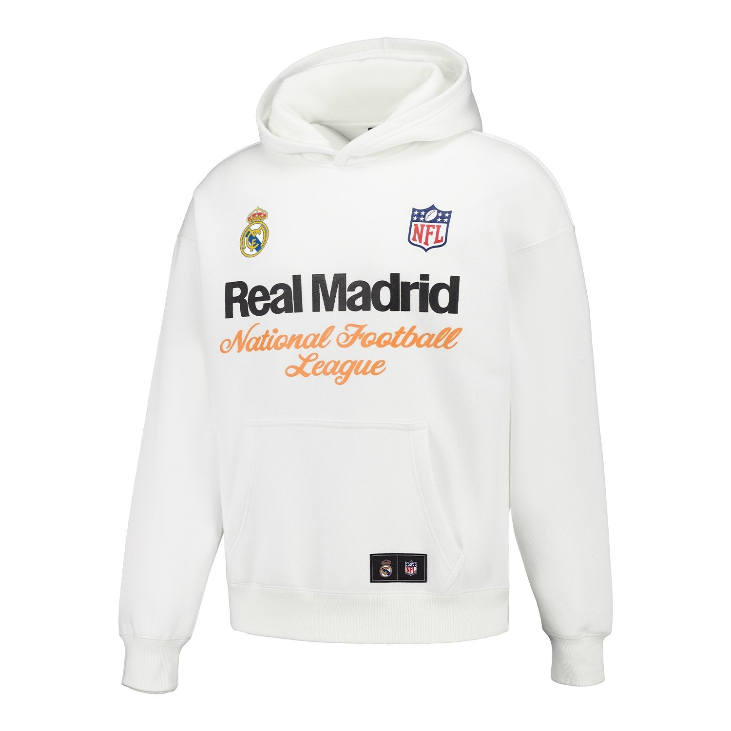 Mens Real Madrid x NFL Hoodie White