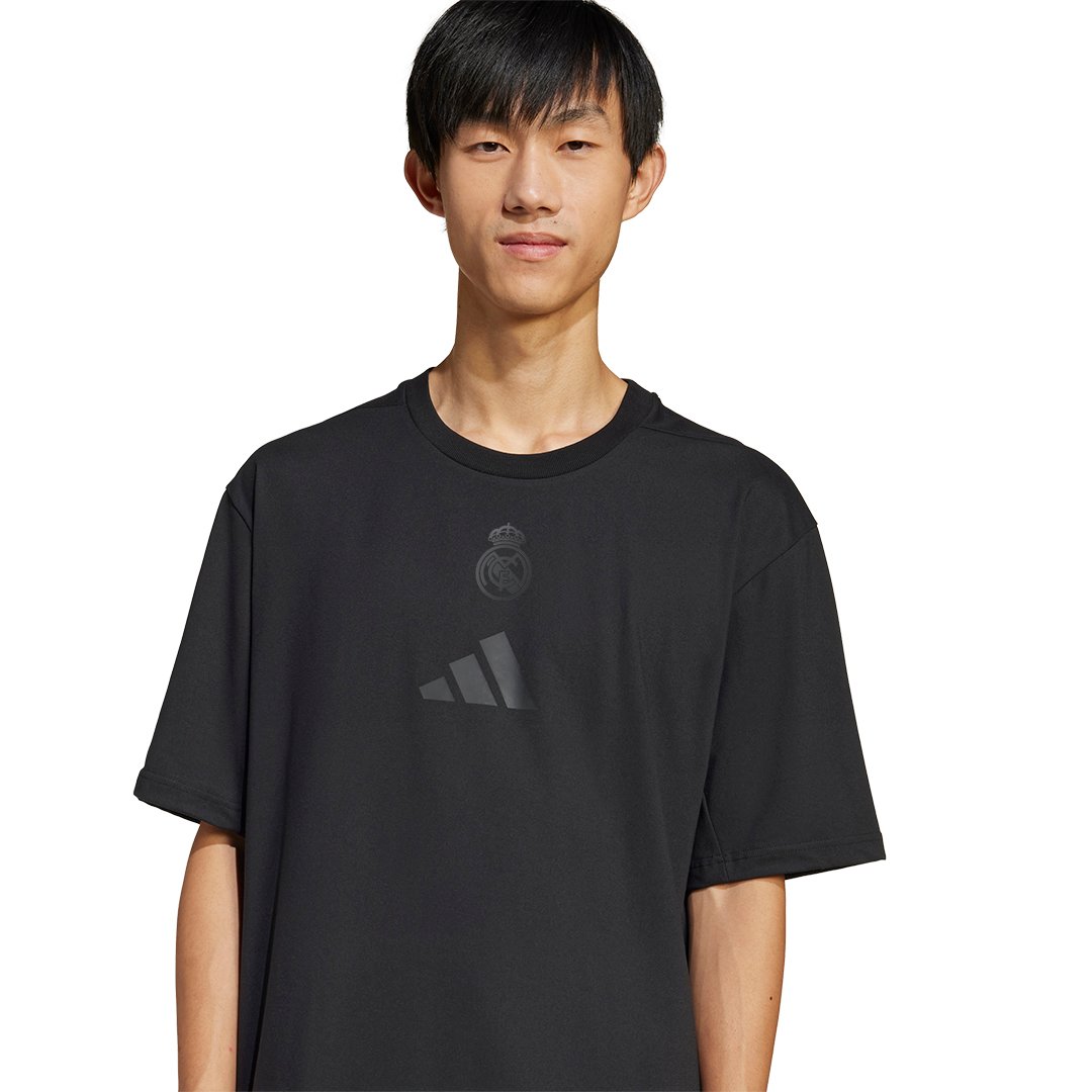 Mens adidas Real Urban T-Shirt Black