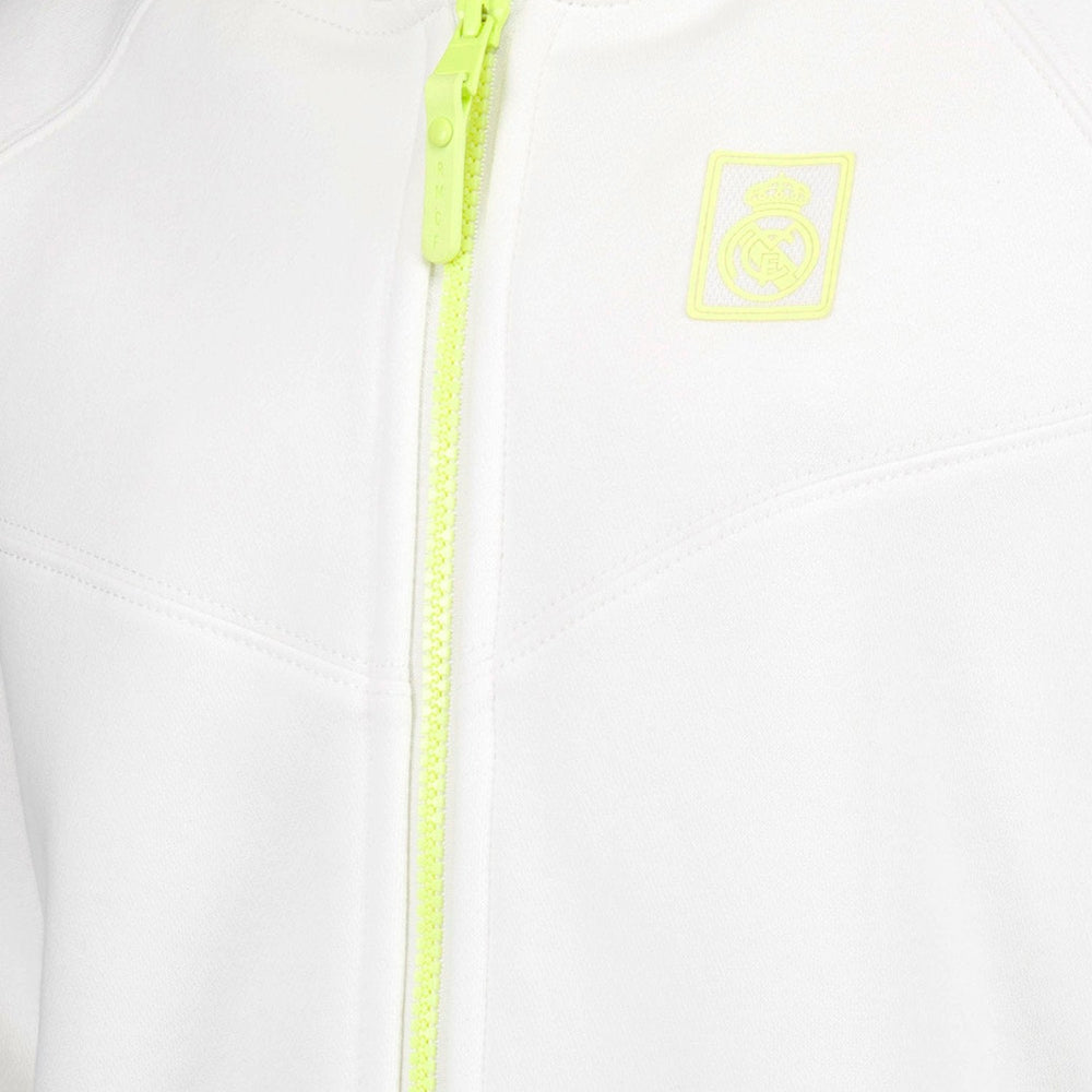 Kids Tracksuit Cool Kids Contrast Zip White