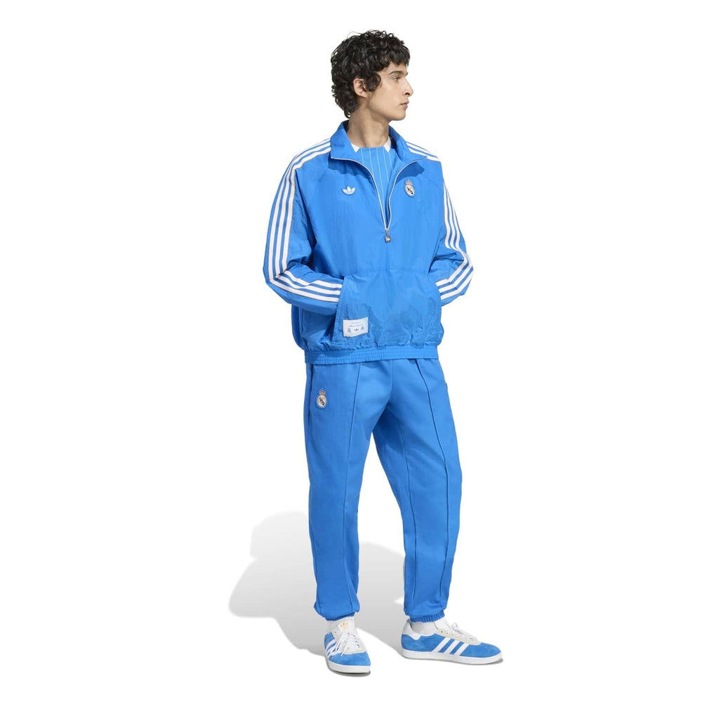 Mens adidas Originals Terrace Icons Half Zip Jacket 25/26 Blue – The ...