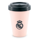 Tasse de voyage Real Madrid 400 ml avec couvercle rose