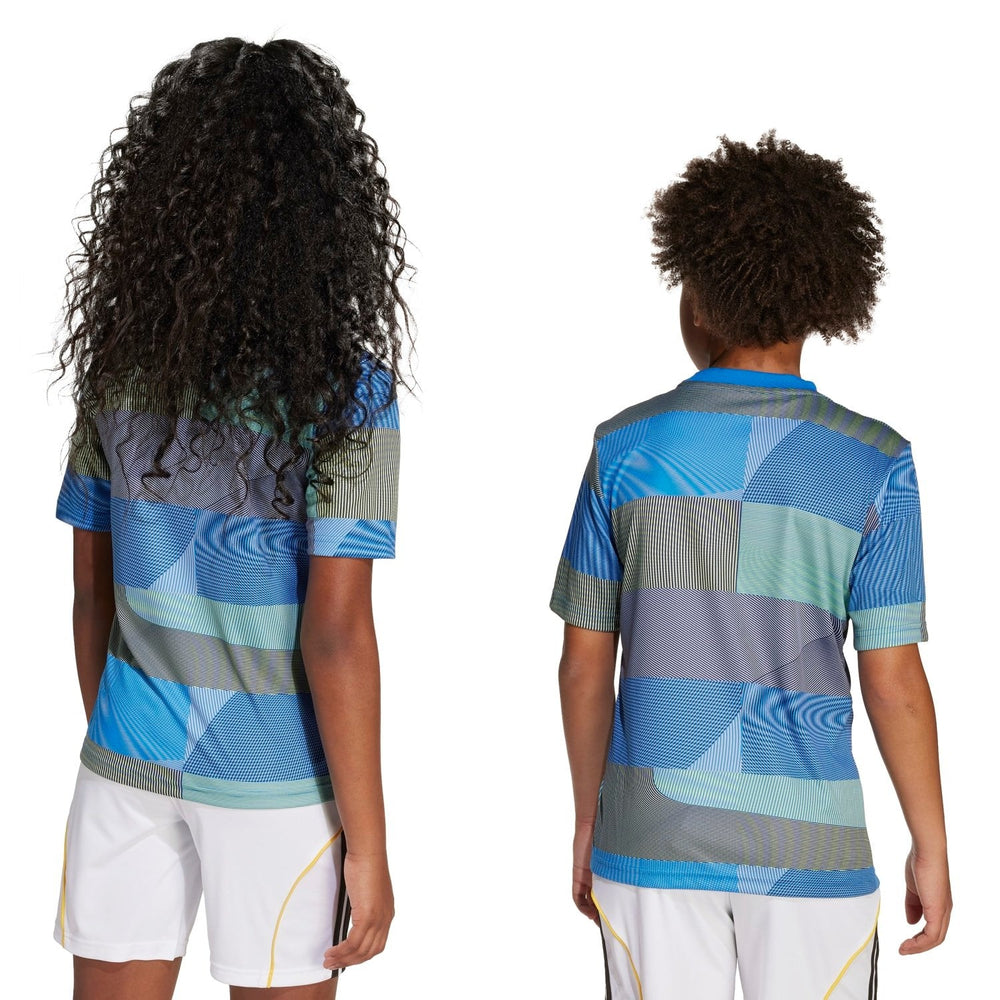 Kids adidas Warm Up Shirt 25/26 Blue