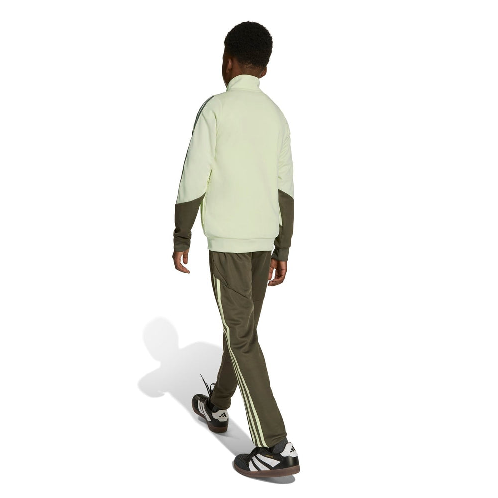 Kids adidas Training Tracksuit 25/26 Lime Green/ Dark Olive