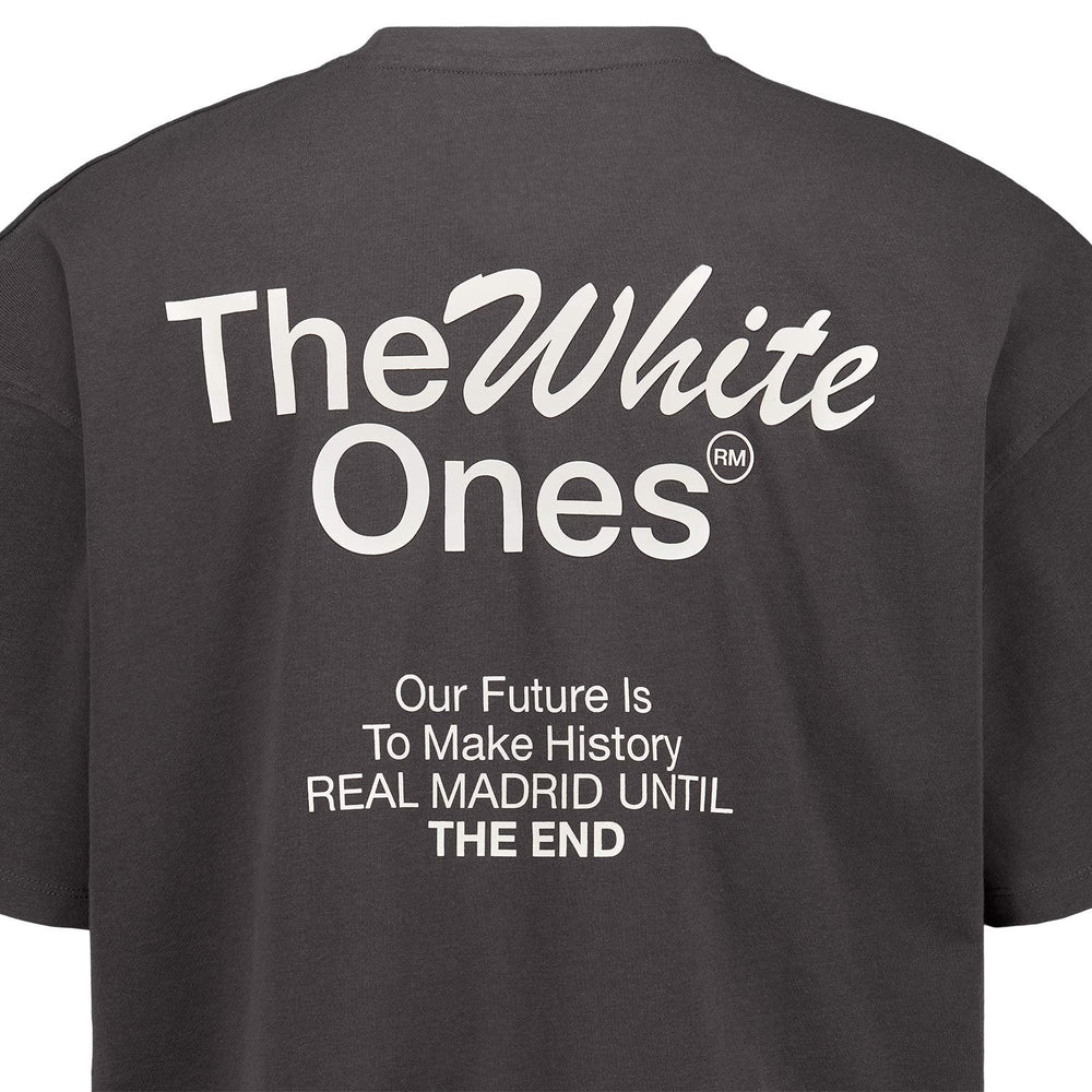 Mens The White Ones Text T-Shirt Black