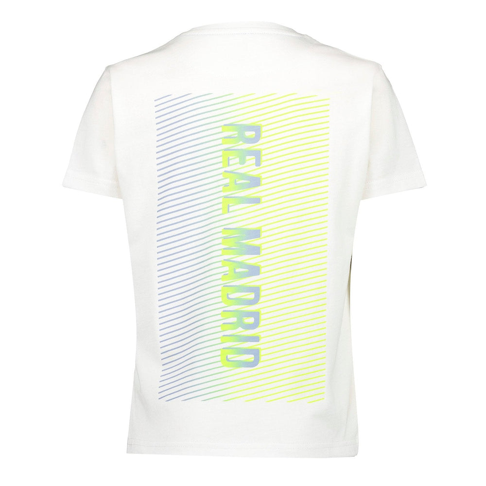 Kids T-Shirt Fan Kids Real Madrid Back Print White Real Madrid