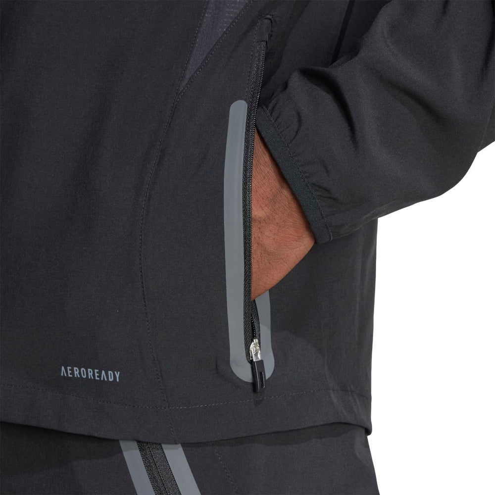 Mens Tiro Vis Tech Pro Jacket Black/Lime Green