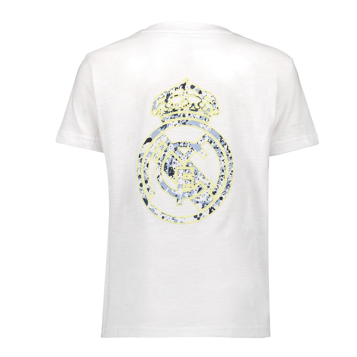 Kids T-Shirt Fan Kids Splatter Pocket White Real Madrid