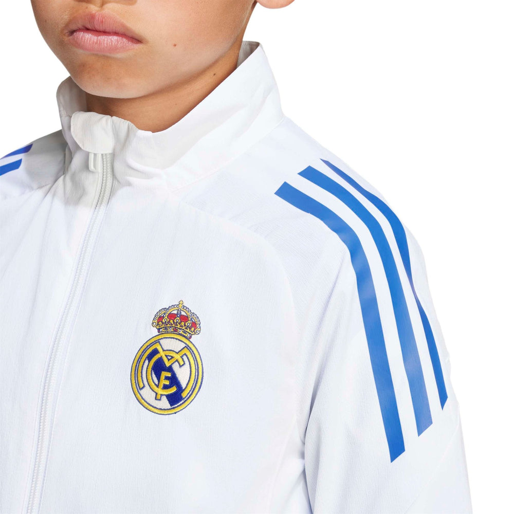 Kids adidas UCL Training Tracksuit Jacket 25/26 White