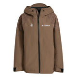 女款 adidas Terrex CLIMAPROOF+ 雪夹克 棕色
