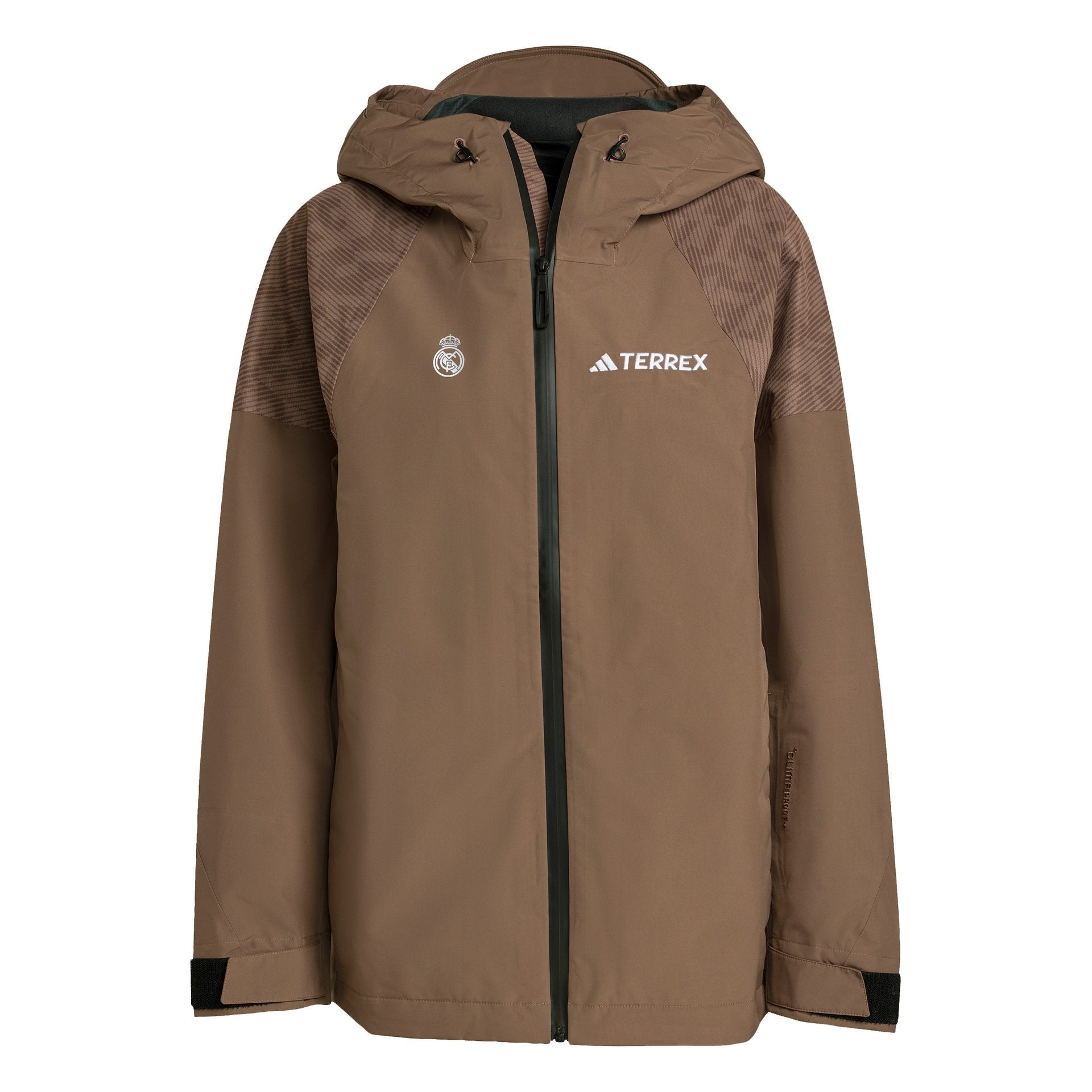 Womens adidas Terrex CLIMAPROOF+ Snow Jacket Brown