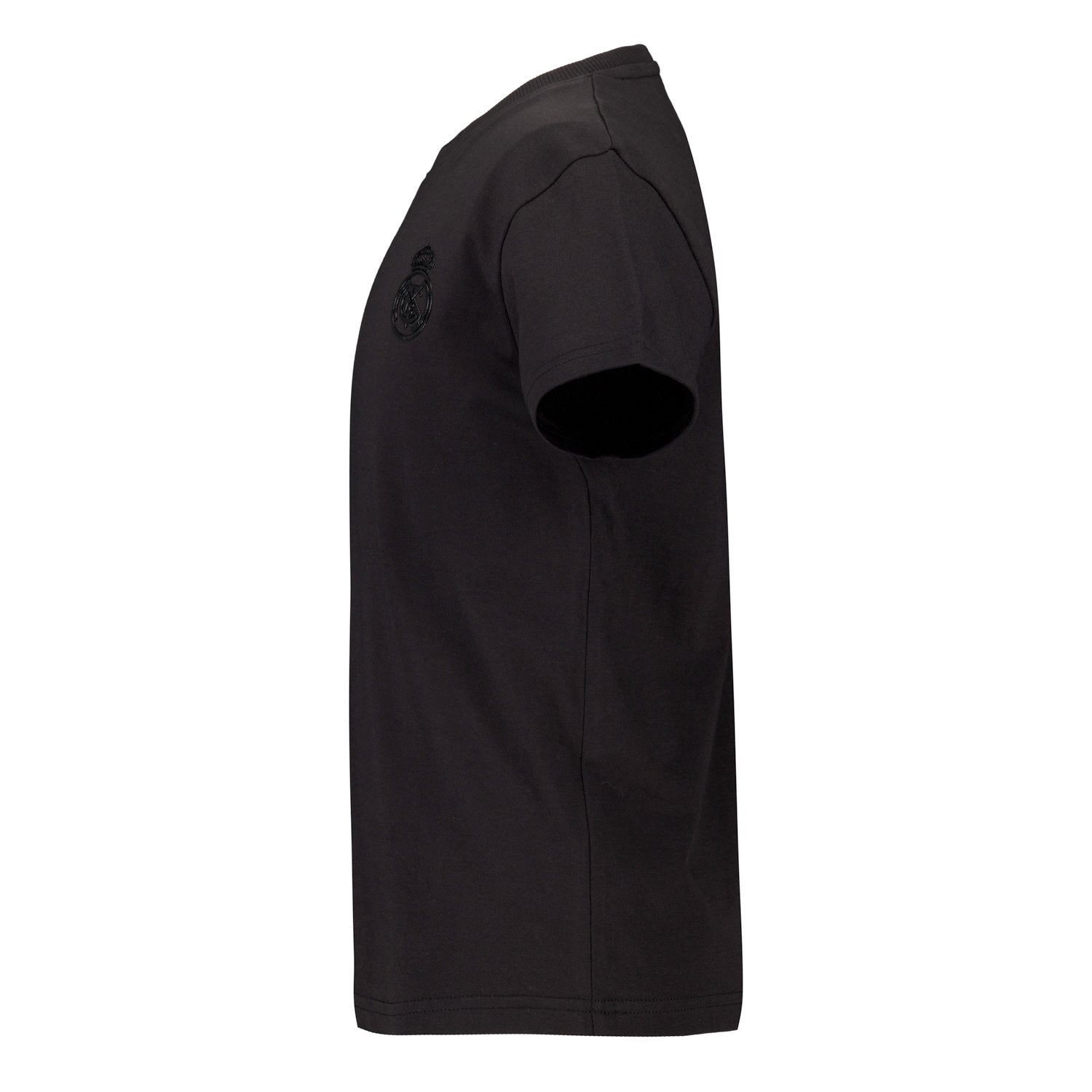 Kids Blackout T-Shirt Backprint Black Real Madrid