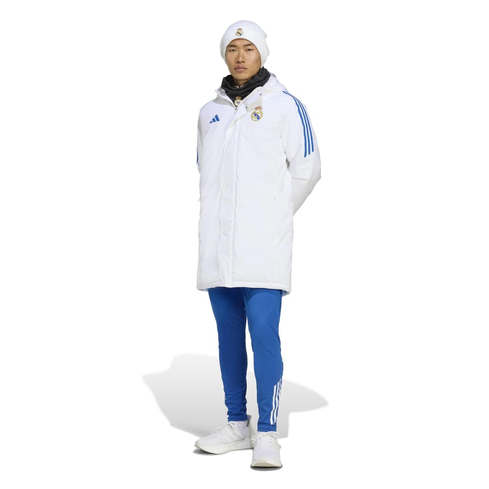 Mens adidas UCL Training Parka 25/26 White