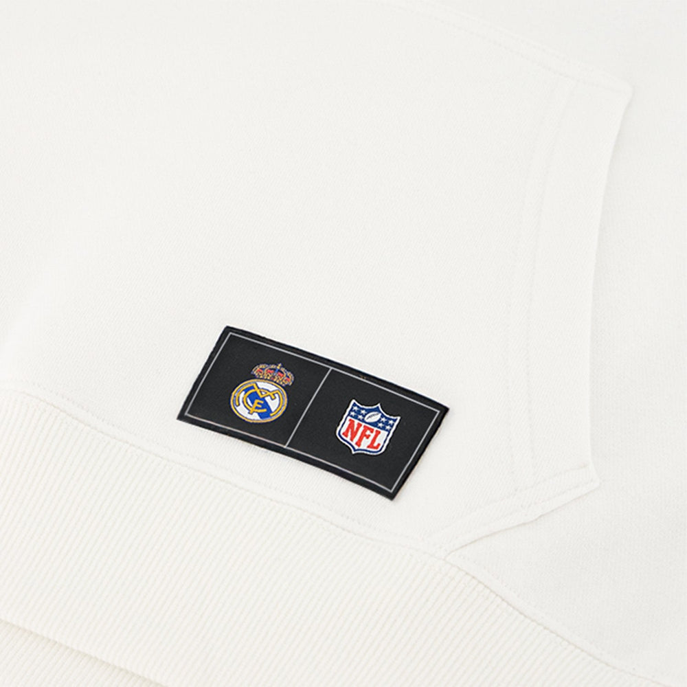 Mens Real Madrid x NFL Hoodie White
