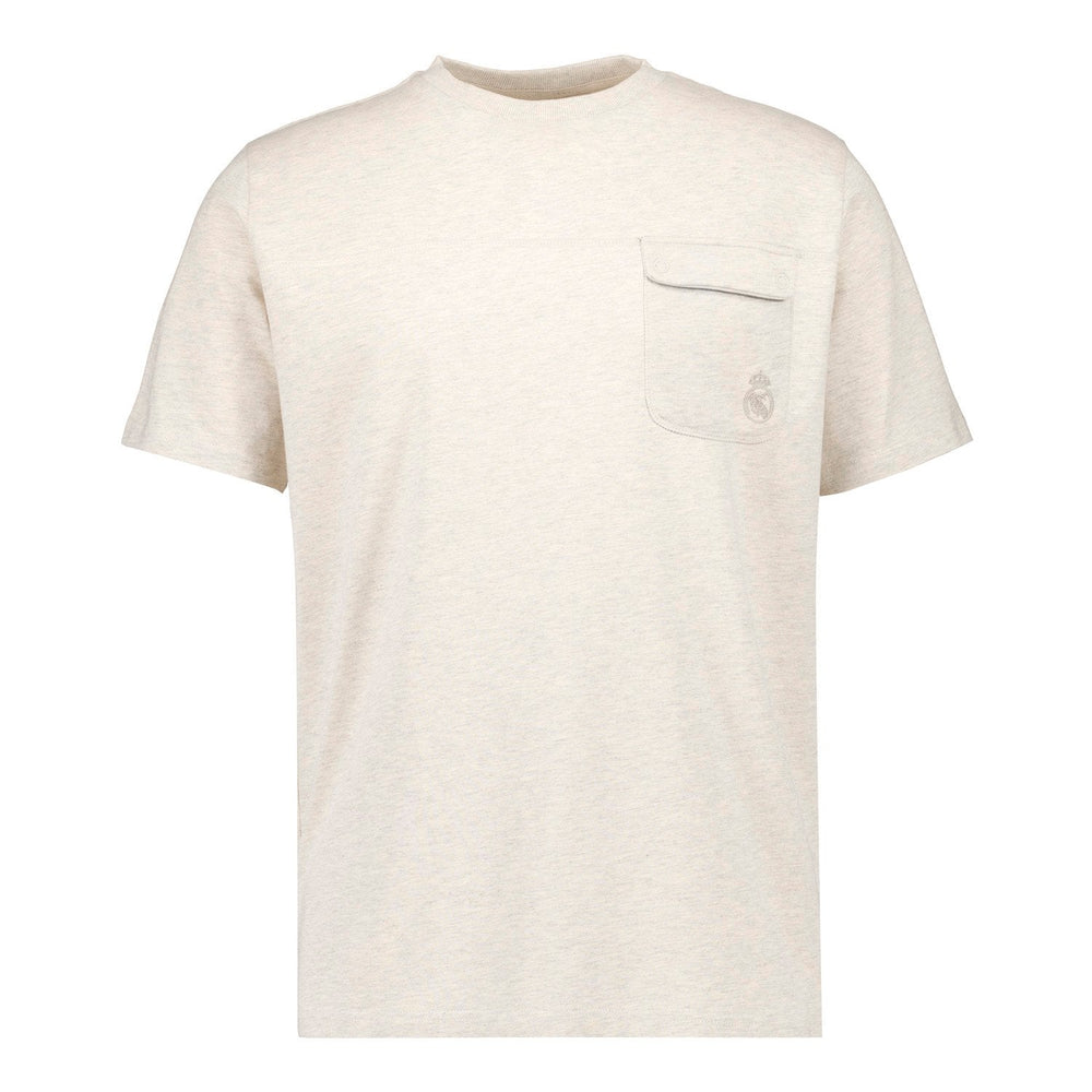 Mens Plum Noir Pocket T-Shirt Cream
