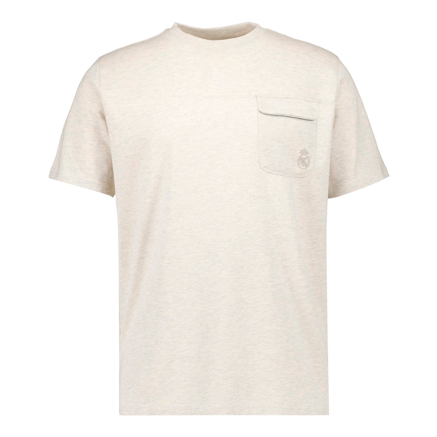 Mens Plum Noir Pocket T-Shirt Cream