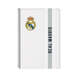 Quaderno Folio Bianco/Nero Real Madrid