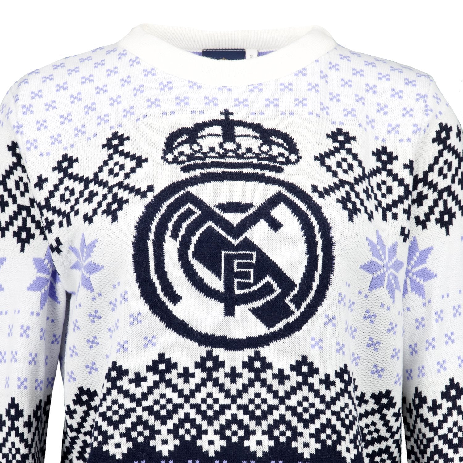 Womens Christmas Sweater Crest Lilac