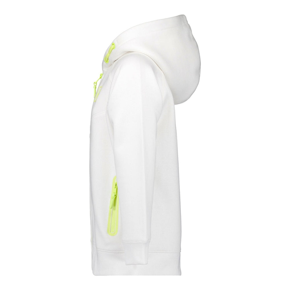 Kids Tracksuit Cool Kids Contrast Zip White