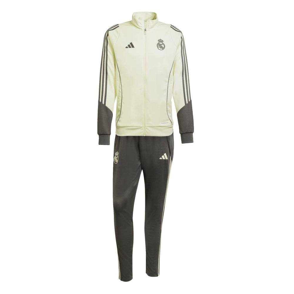 Mens adidas Training Tracksuit 25/26 Lime Green/ Dark Olive