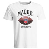 Camiseta Hombre Bernabéu x NFL Balón Blanca
