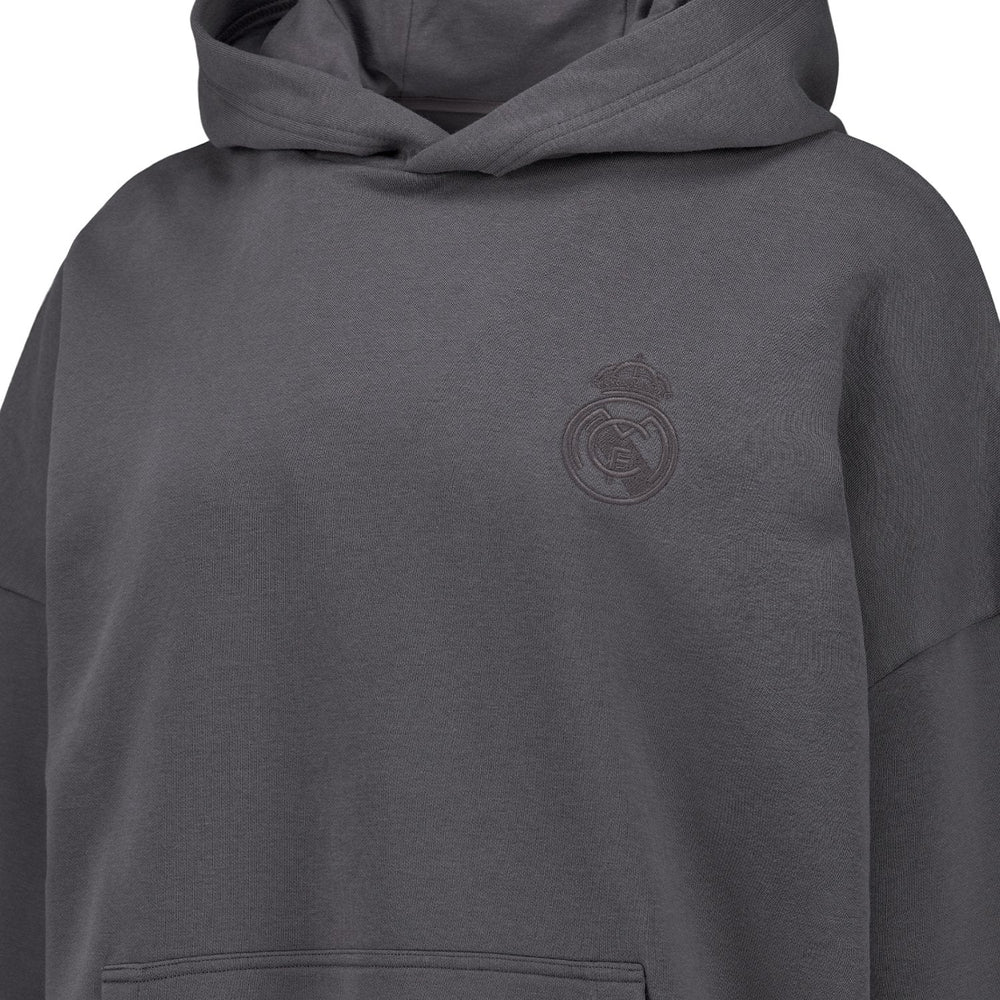 Womens Vintage Hoodie Charcoal