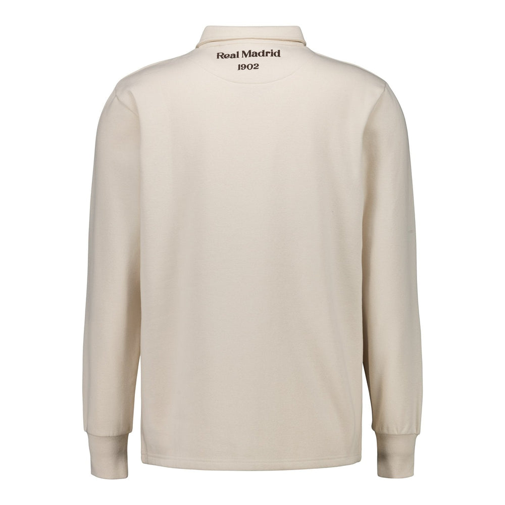 Mens Classic Polo Sweatshirt Beige