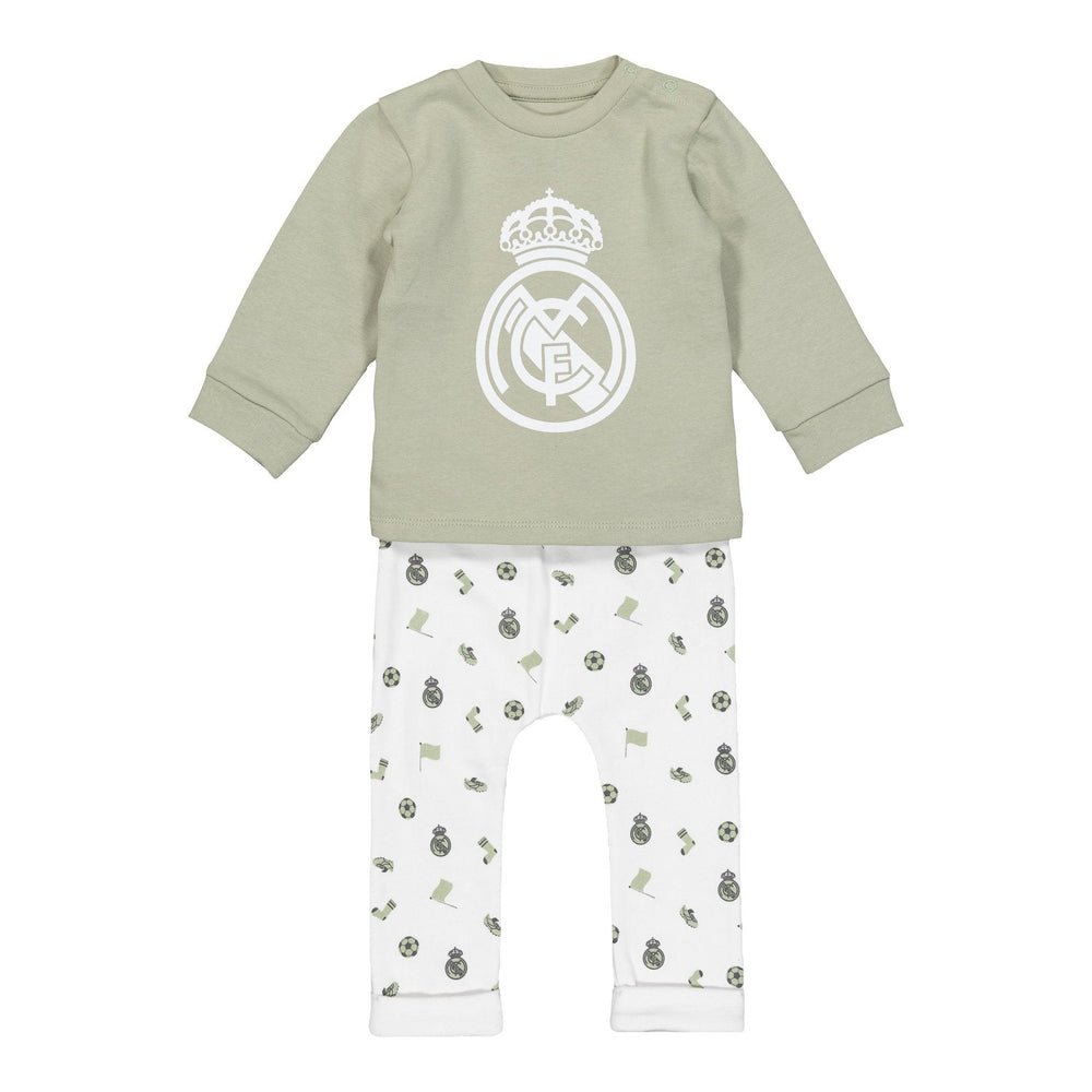 Set Pant & T-Shirt Baby Green/White Real Madrid